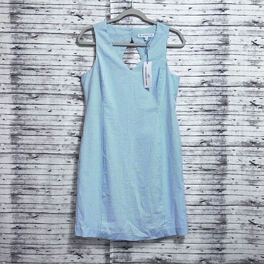 Southern Tide Baxlee Seersucker Shift Dress